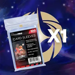100 x Ultra Pro Card Penny Deck Sleeve Clear Protector Pokemon TCG MTG Lorcana - Image 1