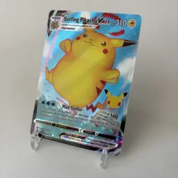 Surfing Pikachu VMAX 009/025 Pokemon Celebrations Sword Shield Rare Card MINT 🔥 - Image 2