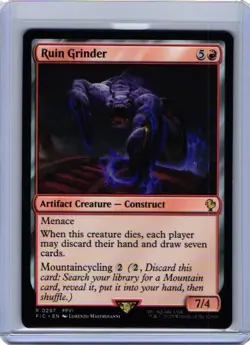 MTG Magic the Gathering Ruin Grinder (297/801) Final Fantasy Commander NM - Image 1