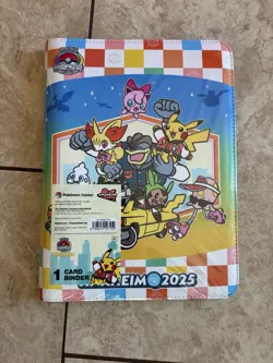 2025 Pokemon World Championships Anaheim Card Binder In Hand Ready to Ship - Image 1