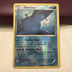 POKEMON Trading Card Basic Mantine HP100 Healing Wave Dwindling Wave 27/114 - Image 2
