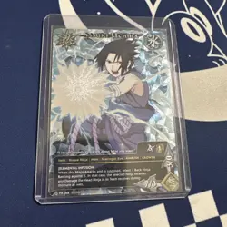 Naruto TCG Sasuke Uchiha Limited Edition Full Art Foil Promo Card PR-068 - Image 1