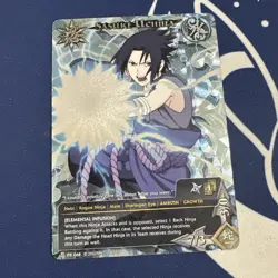 Naruto TCG Sasuke Uchiha Limited Edition Full Art Foil Promo Card PR-068 - Image 2
