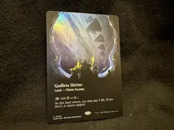 MTG - Godless Shrine (Borderless) Edge of Eternities - Foil - NM - Image 1