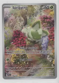 Sprigatito Illustration Rare Pokemon SV02: Paldea Evolved #196 0zb7 - Image 1