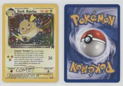Dark Raichu Holo Pokemon Team Rocket #83 2000 0m1w - Image 3