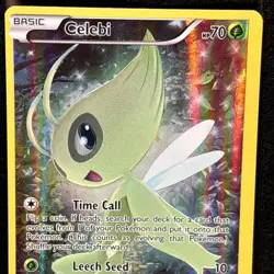 Pokemon Celebi XY111 XY Mythical Collection Full Art Holo MINT/NM - Image 2