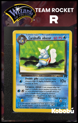 Carte Pokemon Carabaffe Obscur 46/82 Edition 2 Team Rocket Wizards 1 - Image 1