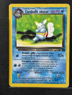 Carte Pokemon Carabaffe Obscur 46/82 Edition 2 Team Rocket Wizards 1 - Image 2