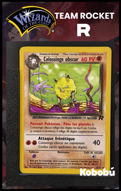 Carte Pokemon Colossinge Obscur 43/82 Edition 2 Team Rocket Wizards 1 - Image 1