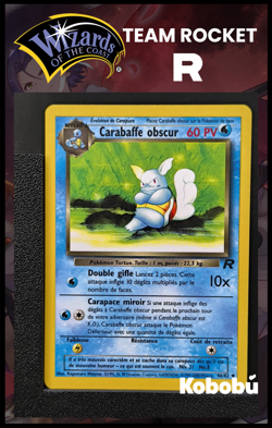 Carte Pokemon Carabaffe Obscur 46/82 Edition 2 Team Rocket Wizards 2 - Image 1