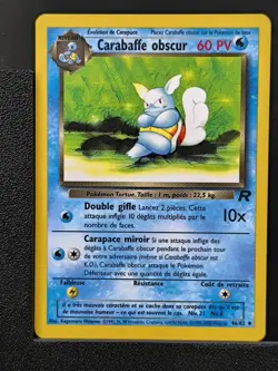 Carte Pokemon Carabaffe Obscur 46/82 Edition 2 Team Rocket Wizards 2 - Image 2