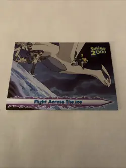 Lugia Flight Across The Ice #54 Pokemon The Movie 2000 Topps Blue label NM - Image 1