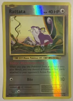 Rattata - 66/108 - Common Reverse Holo - XY Evolutions - Pokemon TCG NM p28 - Image 1