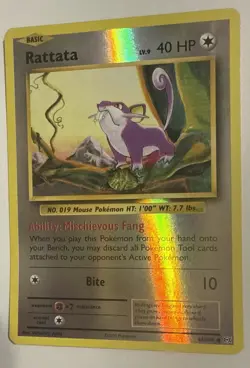 Rattata - 66/108 - Common Reverse Holo - XY Evolutions - Pokemon TCG NM p28 - Image 3