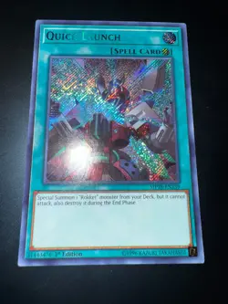 Yugioh Quick Launch Secret Rare 1st Edition MP18-EN139 LP - Image 1