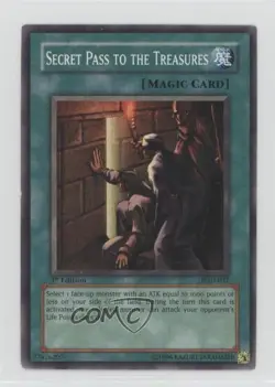 Secret Pass to the Treasures 1st Ed. YuGiOh Pharaonic Guardian #PGD-037 2003 - Image 1