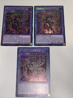 3x Despian Quaeritis YuGiOh • Prismatic Secret Rare • MP22-EN141 Playset - Image 1