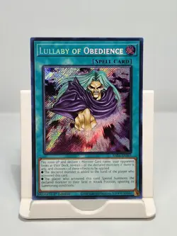 Lullaby of Obedience RA04-EN085 1st Edition Secret Rare Yugioh - Image 1