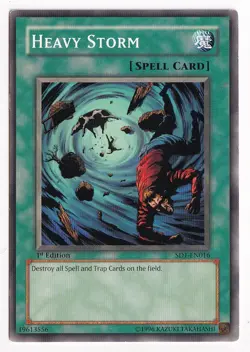 YuGiOh - Heavy Storm - SD1-EN016 - 1st Edition - LP - Image 1