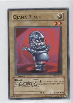 Ojama Black 1st Ed. YuGiOh Chazz Princeton Duelist Pack #DP2-EN004 2006 - Image 1