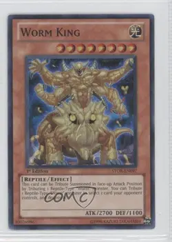 Worm King 1st Ed. YuGiOh Storm of Ragnarok #STOR-EN097 - Image 1