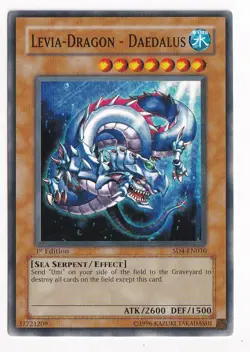 Levia-Dragon - Daedalus SD4-EN010 1st Edition YuGiOh - Image 1