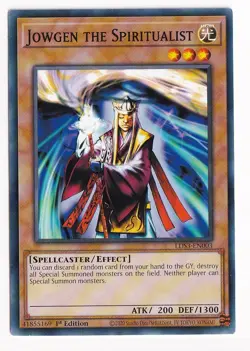 Yugioh! Jowgen the Spiritualist - LDS3-EN003 - Common - 1st Edition Near LP - Image 1