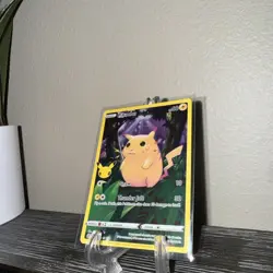 Pikachu 5/25 Pokemon Celebrations 25th Anniversary Base Set Full Art Card NM - Image 2