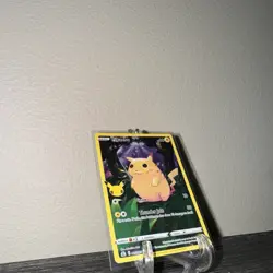 Pikachu 5/25 Pokemon Celebrations 25th Anniversary Base Set Full Art Card NM - Image 3