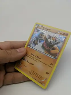 Pokemon Furious Fists Landorus 58/111 Rare Holo Card - Image 3