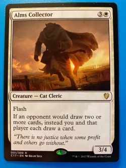 MTG 1x Alms Collector # 1 Commander 2017 Legacy Magic the Gathering Card x1 NM - Image 1