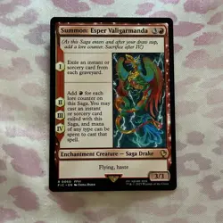 x1 Summon: Esper Valigarmanda #60 R MTG Commander: Final Fantasy M/NM, English - Image 1