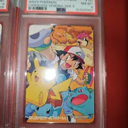 PSA 8 9 10 Set Pokemon League Finals 1-4 1999 Carddass Anime Collection Japan - Image 2