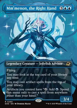 1x - Mm'menon, the Right Hand - (borderless - 290) - Edge of Eternities - NM MTG - Image 1