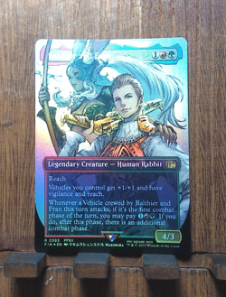 MTG🔥🌳 Balthier and Fran ( FOIL Borderless ) Final Fantasy NEAR MINT.💕😍❤ - Image 1