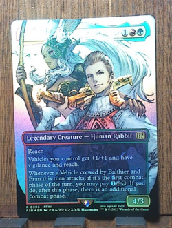 MTG🔥🌳 Balthier and Fran ( FOIL Borderless ) Final Fantasy NEAR MINT.💕😍❤ - Image 2