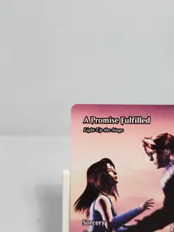 A Promise Fulfilled-Light Up the Stage Alt Art Borderless Final Fantasy FCA MTG - Image 2