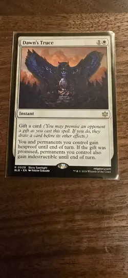 Dawn's Truce Bloomburrow 009 Regular Card, MTG Magic the Gathering - Image 1
