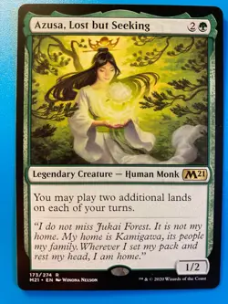 MTG 1x Azusa, Lost but Seeking # 173 Core Set 2021 M21 Magic the Gathering x1 NM - Image 1