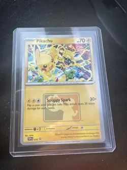Pokemon Pikachu World Championships Celebration WINNER Promo SVP225 Event Card - Image 1