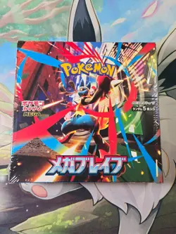*US SELLER* Pokemon Mega Brave Booster Box-M1L (Japanese) *With Shrink* - Image 1
