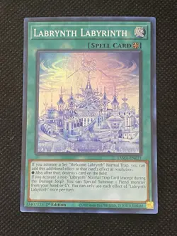 YuGiOh! - Labrynth Labyrinth TAMA-EN021 Super Rare 1st Edition Near Mint - Image 1