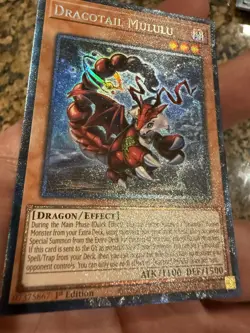 Dracotail Mululu JUSH-EN005 Collector's Rare Near Mint Yugioh Single !!! - Image 5