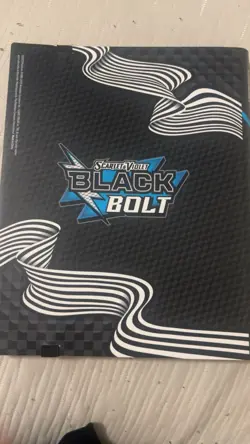 Pokemon Black Bolt Binder Only TCG Scarlet And Violet Brand New Binder For Cards - Image 2