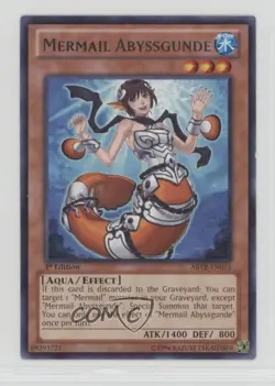R - Mermail Abyssgunde 1st Ed. YuGiOh Abyss ising #ABYR-EN015 - Image 1