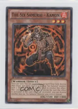 The Six Samurai - Kamon 1st Ed. YuGiOh Warlords Structure Deck #SDWA-EN007 - Image 1