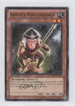 Shien's Footsoldier 1st Ed. YuGiOh Samurai Warlords Structure Deck #SDWA-EN010 - Image 1