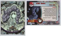 Onix Rainbow Foil Topps Pokemon TV Animation Edition Series 2 #95 2000 0qo1 - Image 3