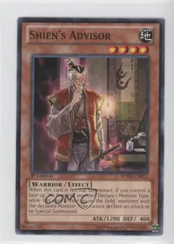 Shien's Advisor 1st Ed. YuGiOh Samurai Warlords Structure Deck #SDWA-EN022 - Image 1